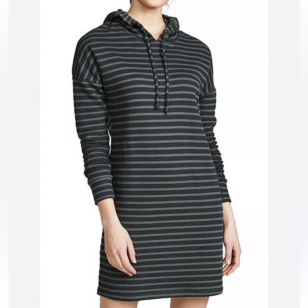 Beyond Yoga live out loud stripe hooded dress